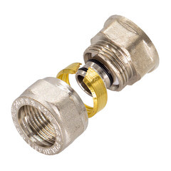 Соединитель прямой 26 обж(ц) х 3/4 ВР(г) - фото 5