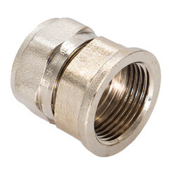 Соединитель прямой 26 обж(ц) х 3/4 ВР(г) - фото 3