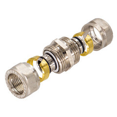 Соединитель прямой 26 обж(ц) х 26 обж(ц) - фото 5