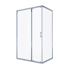 Изображение товара Душевой уголок Alex Baitler AB-1 хром 120х90х200 см прямоугольник стекло прозрачное 6 мм
