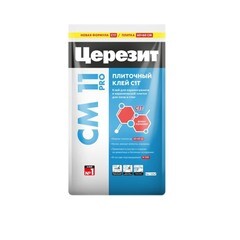 Изображение товара Клей для плитки и керамогранита Церезит CM11 Pro серый класс C1 T 5 кг
