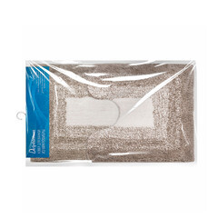 Набор ковриков для ванной и туалета бежевый 50х80/50х40 см Delphinium Азалия (103379) - фото 3