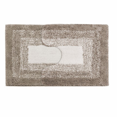 Набор ковриков для ванной и туалета бежевый 50х80/50х40 см Delphinium Азалия (103379) - фото 2