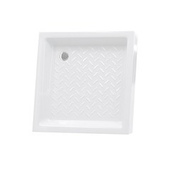 Поддон RGW CR 099 керамический 90х90х10 см квадрат белый низкий (19170199-01) - фото 1