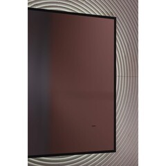 Зеркало с подсветкой прямоугольное 60х100 см бесконтактный сенсор Raval Toco Black (TOC-B60100_BK_U) - фото 7