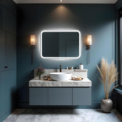 Зеркало с подсветкой прямоугольное 80х60 см бесконтактный сенсор Raval Gassi Mild (GAS-M8060_O_B) - фото 6