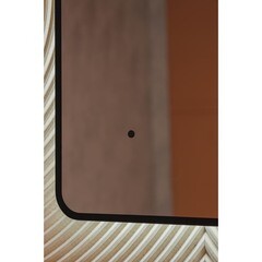 Зеркало с подсветкой прямоугольное 60х100 см бесконтактный сенсор Raval Posalet Black (POS-B60100_BK_U) - фото 11