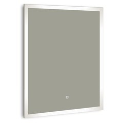 Изображение товара Зеркало с подсветкой прямоугольное 60х80 см с сенсорным включением Raval Frame (FRA-7080_BK_S)