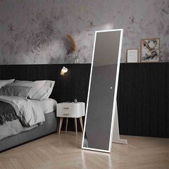 Зеркало напольное с подсветкой Fabiano 450х1750 мм гримерное белое - фото 2