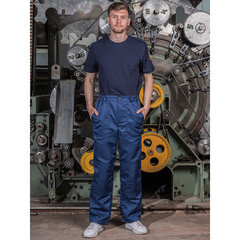 Брюки рабочие Мастер 56-58 рост 182-188 см темно-синие - фото 2