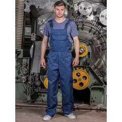 Полукомбинезон рабочий Мастер 60-62 рост 170-176 см темно-синий - фото 2