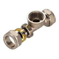 Тройник 20 обж(ц) х 3/4 ВР(г) х 20 обж(ц) - фото 8