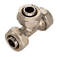 Тройник 20 обж(ц) х 20 обж(ц) х 20 обж(ц) - фото 3