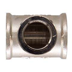 Тройник переходной 3/4 ВР(г) х 1/2 ВР(г) х 3/4 ВР(г) латунный - фото 2