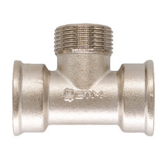 Тройник 1/2 ВР(г) х 1/2 НР(ш) х 1/2 ВР(г) латунный - фото 4