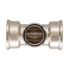 Тройник 1/2 ВР(г) х 1/2 НР(ш) х 1/2 ВР(г) латунный - фото 2