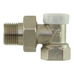 Клапан запорный угловой 1/2 НР(ш) х 1/2 ВР(г) для радиатора (CARAVL12/24020111/98999) - фото 7