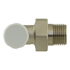 Клапан запорный угловой 1/2 НР(ш) х 1/2 ВР(г) для радиатора (CARAVL12/24020111/98999) - фото 4