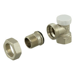 Клапан запорный угловой 1/2 НР(ш) х 1/2 ВР(г) для радиатора (CARAVL12/24020111/98999) - фото 3