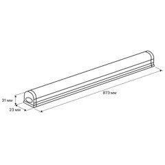 Светильник светодиодный Rev Line 6500К 12 Вт белый IP20 (28936 4) - фото 2