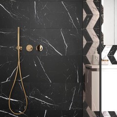 Плитка облицовочная Lavelly Eterno Marmo черная 598x298x8,5 мм (8 шт.=1,425 кв.м) - фото 19