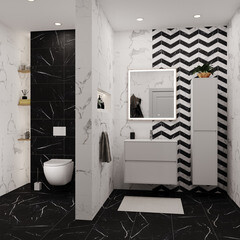 Керамогранит Lavelly Eterno Granito черный 420x420x8 мм (9 шт.=1,587 кв.м) - фото 15