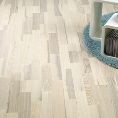 Паркетная доска Polarwood ASH ясень фанк белый матовый 1,678 кв.м 14 мм трехполосная - фото 7