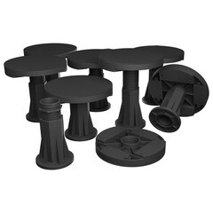 Изображение товара Ножки для поддона RGW N-01 ABS-пластик (8 шт.) (03230108-31)