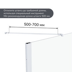 Душевой уголок Ulitka Colibri хром 90х90х195 см квадрат стекло прозрачное 6 мм (74104461) - фото 6