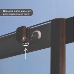 Душевой уголок Ulitka Safari графит 120х80х195 см прямоугольник стекло прозрачное 6 мм (74104172) - фото 5