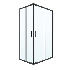 Душевой уголок Ulitka Safari графит 120х80х195 см прямоугольник стекло прозрачное 6 мм (74104172) - фото 1