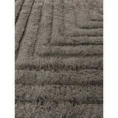 Коврик для ванной серый 100х60 см Zenfort Зигзаг (107279) - фото 4