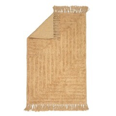 Коврик для ванной бежевый 80х50 см Zenfort Зигзаг (107274) - фото 3