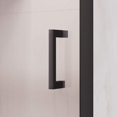 Душевая дверь RGW PA 017B стекло прозрачное 170х195 см профиль черный 6 мм раздвижная (350801717-14) - фото 4