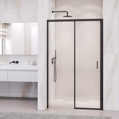 Душевая дверь RGW PA 017B стекло прозрачное 170х195 см профиль черный 6 мм раздвижная (350801717-14) - фото 5