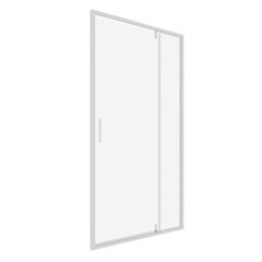 Изображение товара Душевая дверь RGW LE 103 стекло прозрачное 120х195 см профиль хром 6 мм распашная (711210312-11)