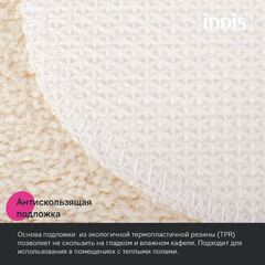 Набор ковриков для ванной и туалета бежевый 65х45/45х45 см Iddis Promo (PSET02Mi13) - фото 4