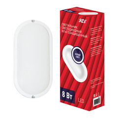 Светильник светодиодный накладной Rev Ritter ДБП-8 4000К 8 Вт IP65 белый (28920 3) - фото 7