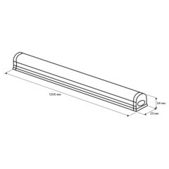 Светильник светодиодный Rev Line 6500К 16 Вт белый IP20 (28937 1) - фото 2