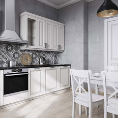 Керамогранит Estima Art AR01 бело-серый 405х405х8 мм (11 шт.=1,804 кв.м) - фото 8