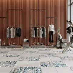 Керамогранит Estima Underground UN01 светло-серый матовый 600х600х10 мм (4 шт.=1,44 кв.м) - фото 2