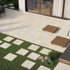 Керамогранит OnlyGres Stone SOG301 бежевый 600х600х20 мм (2 шт.=0,72 кв.м) - фото 9