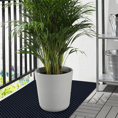 Коврик универсальный грязезащитный ЭВА Ромбы 68х48 см темно-синий - фото 6