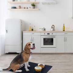 Коврик универсальный грязезащитный ЭВА Ромбы 68х48 см темно-синий - фото 4