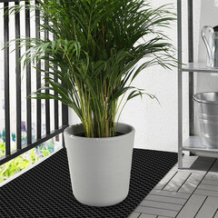 Коврик универсальный грязезащитный ЭВА Ромбы 68х48 см черный - фото 6