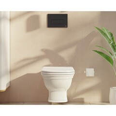 Клавиша смыва для инсталляций Vitra Root Square черная матовая (740-2311) - фото 5