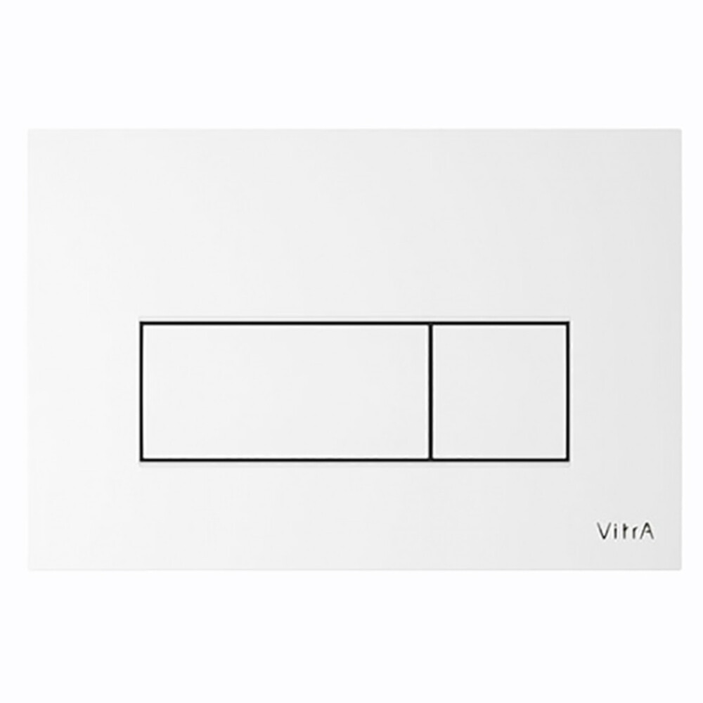 фото Клавиша смыва для инсталляций vitra root square белая (740-2300)