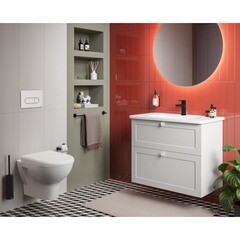 Клавиша смыва для инсталляций Vitra Root Round белая (740-2200) - фото 6