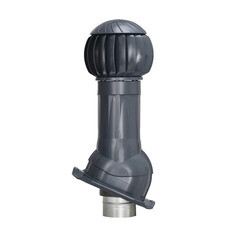 Изображение товара Комплект вентиляции Gervent для профнастила С20 d125х160 мм серый RAL 7024