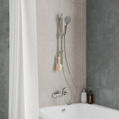 Штанга для душа Milardo Ideal Spa 700 мм без мыльницы металл хром (ILS70C0M17) - фото 2